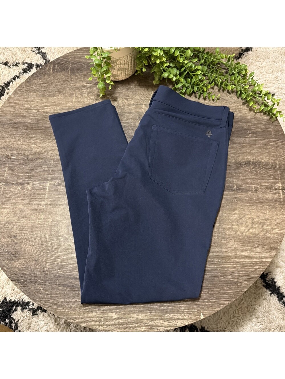 Fourlaps Radius Pants Mens 33x30 Navy Blue Performance Stretch 5-Pocket